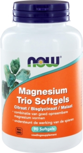 Now Magnesium Trio Softgels