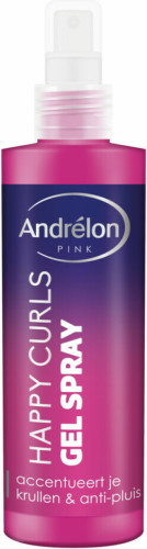 Andrelon Pink collection Happy Curls gel spray - 6 x 200 ml