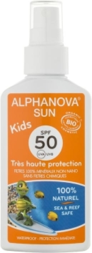 Alphanova Zonnebrand Sun Spray Factorspf50 Kids Bio
