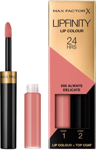 Max Factor Lipfinity Lip Colour lipstick - 006 Always Delicate