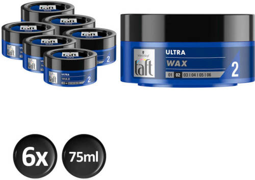 Schwarzkopf Taft Styling Ultra Wax Structure - 6x 75ml multiverpakking