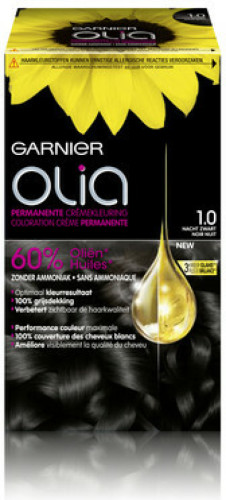 Garnier Olia Permanente Kleuring 1.0 Nacht Zwart