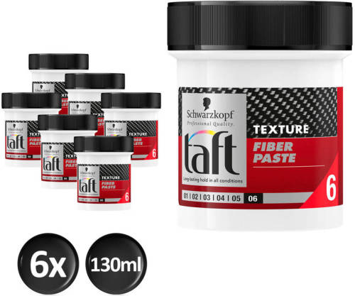 Schwarzkopf Taft Styling Texture Fibre Paste - 6x 130ml multiverpakking