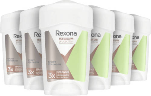 Rexona Maximum Protection Sport Strength deodorant stick - 6 x 45 ml