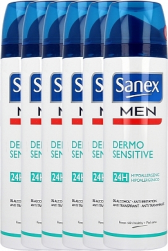 Sanex Men Deodorant Deospray Sensitive Voordeelverpakking