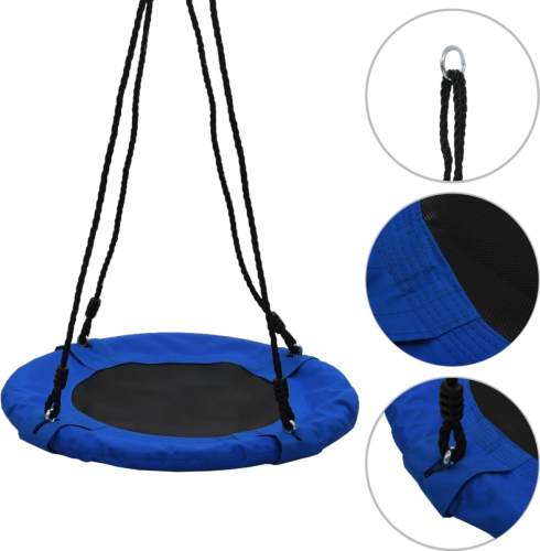 VidaXL Schommel 100 kg 60 cm blauw