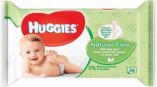 Huggies Billendoekjes Babydoekjes Natural Care Bestekoop - 56 Stuks
