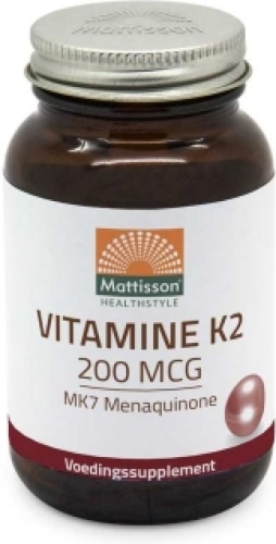 Mattisson Vit K2 200 Mcg / Mk7 Menaquinone 60 Tabletten