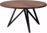 Table du Sud Noten Eettafel houten eettafel Chaneau - Rond