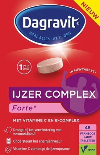 Dagravit Ijzer Complex Forte Kauwtabletten