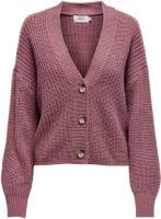 Only Texture Knitted Cardigan Dames Roze