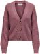 Only Texture Knitted Cardigan Dames Roze