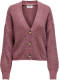 Only Texture Knitted Cardigan Dames Roze