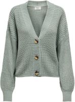 Only Texture Knitted Cardigan Dames Green