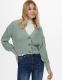 Only Texture Knitted Cardigan Dames Green