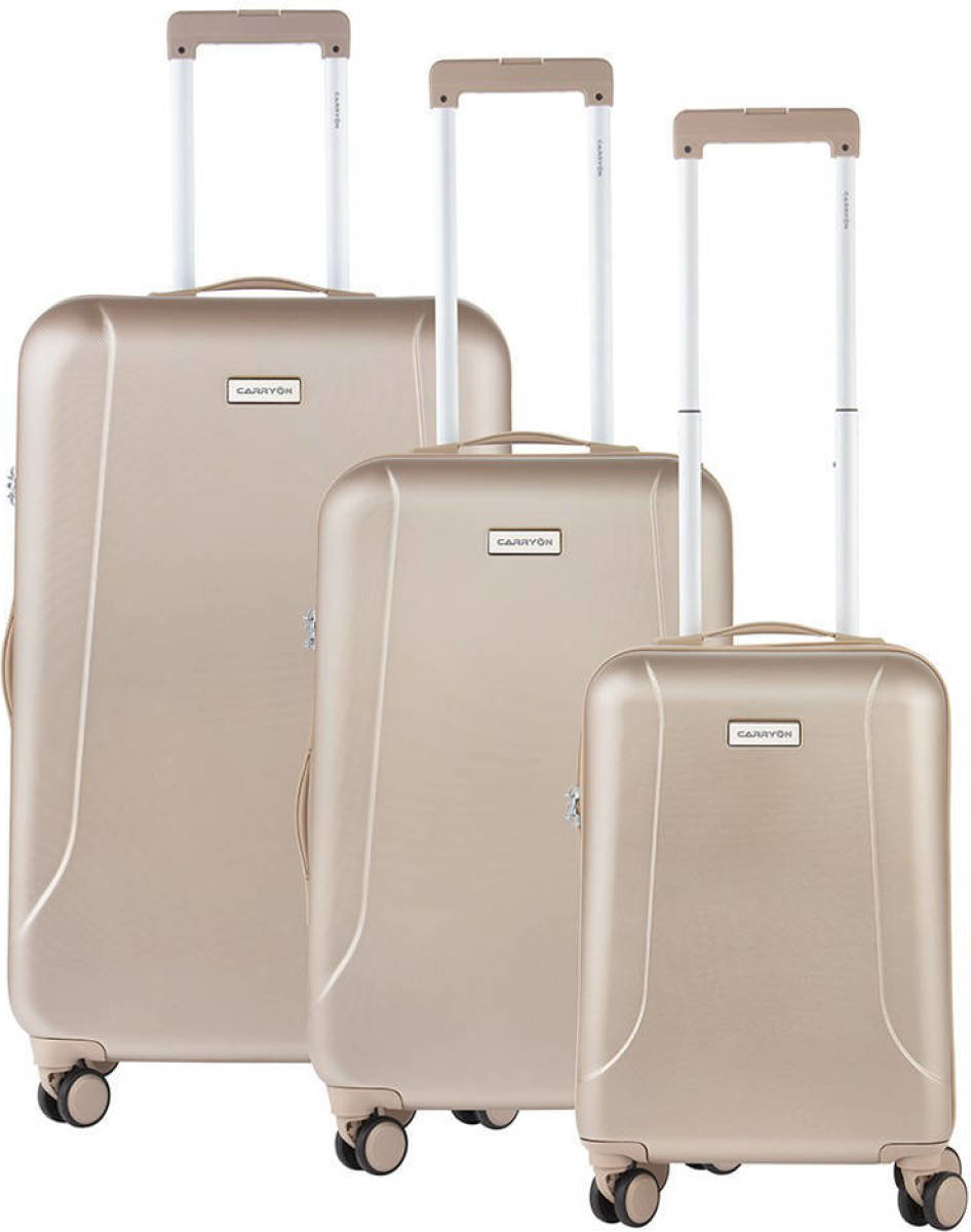 CarryOn Skyhopper Trolleyset 3pcs TSA champagne