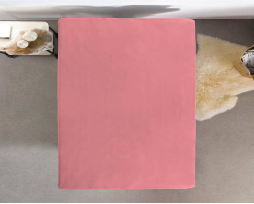 Dreamhouse katoenen hoeslaken Roze