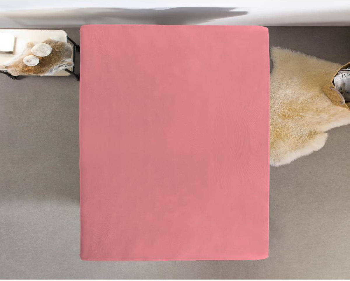Dreamhouse katoenen hoeslaken Roze