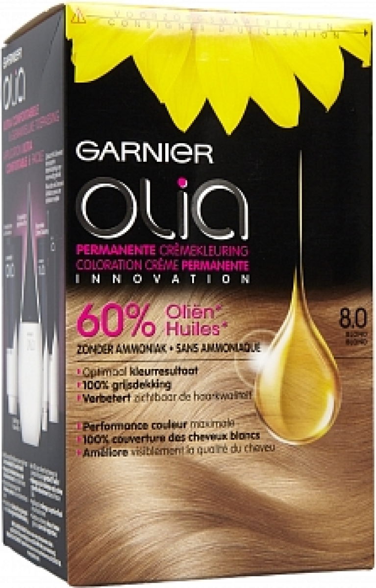 Garnier Olia Permanente Kleuring 8.0 Blond