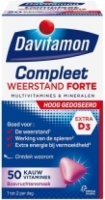 Davitamon Compleet Forte Weerstand Vitamine Tabletten Hooggedoseerd Bosvruchten