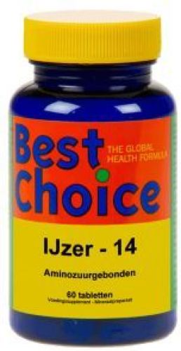 Best Choice Ijzer 14 Tabletten