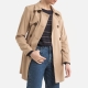 Only Double-breasted Trenchcoat Dames Beige