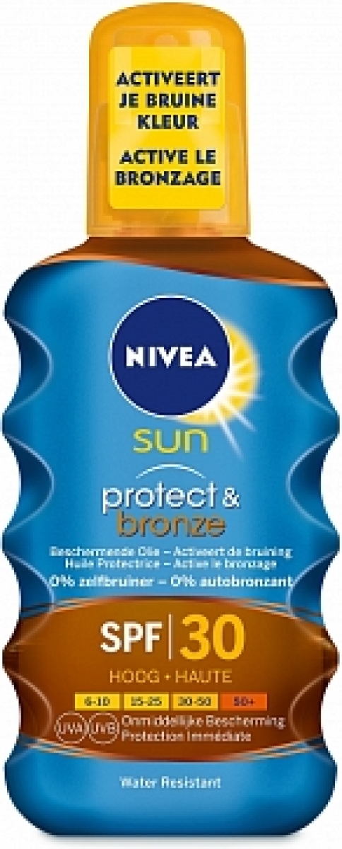 Nivea Sun Zonnebrand Protect En Bronze Beschermende Oil Factorspf30