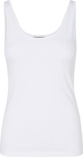 VERO MODA singlet met biologisch katoen wit