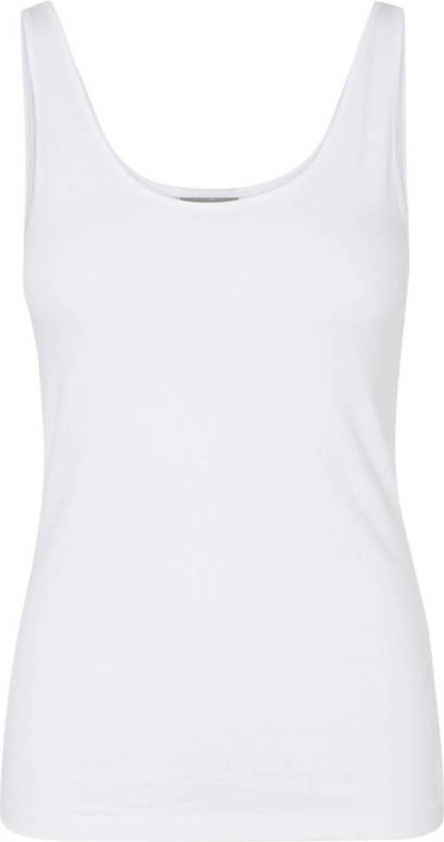 VERO MODA singlet met biologisch katoen wit