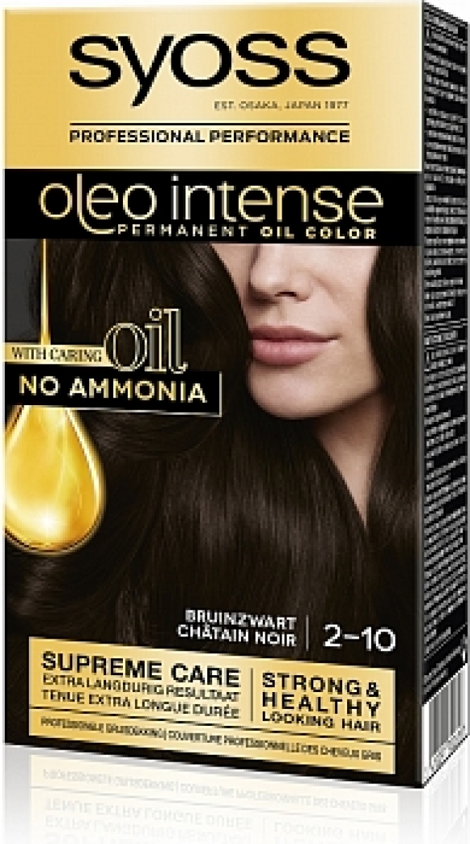Syoss Oleo Intense 2-10 Bruin Zwart