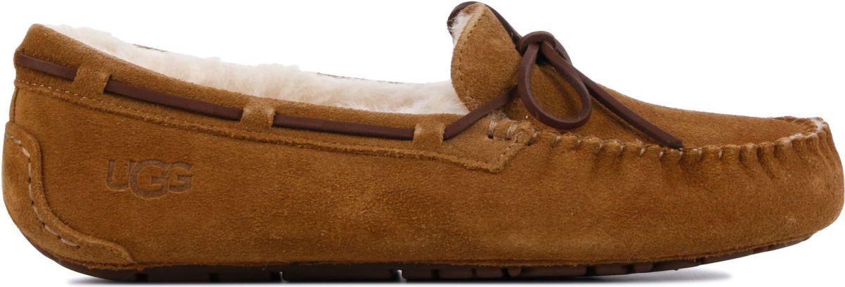 Ugg Dakota suède pantoffels cognac