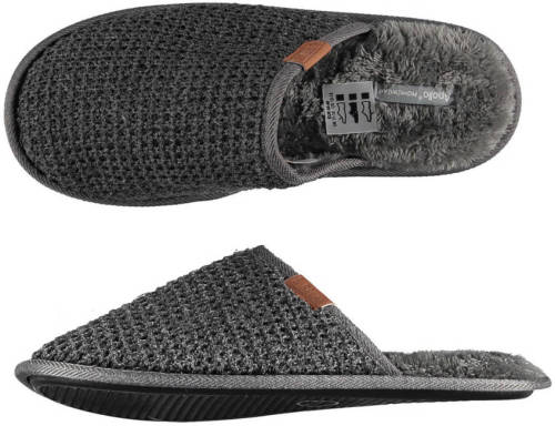 Apollo pantoffels grijs