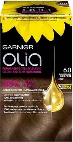 Garnier Olia Permanente Kleuring 6.0 Donkerblond
