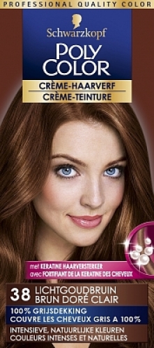 Schwarzkopf Poly Color Haarverf 38 Licht Goudbruin