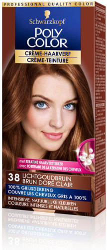 Schwarzkopf Poly Color Haarverf 38 Licht Goudbruin