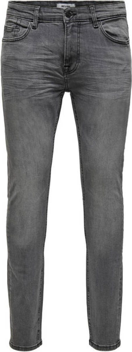 ONLY & SONS skinny jeans Warp grijs
