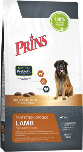 Prins Protection Croque Hypoallergic Lam Hondenvoer 10 kg