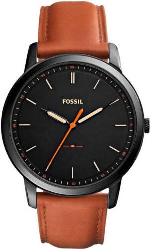 Fossil horloge The Minimalist 3H FS5305 zwart