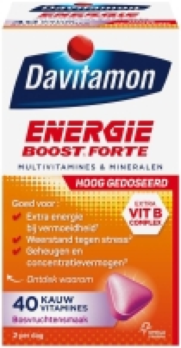 Davitamon Energie Kauwvitamines Bosvruchten