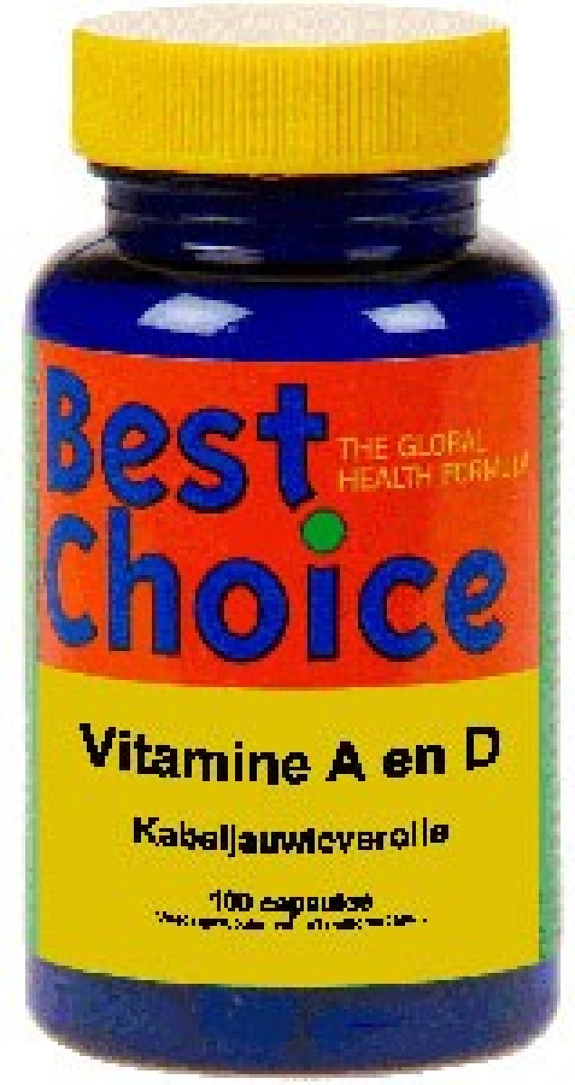 Best Choice Vitamine A En D Kabeljauwlever Capsules