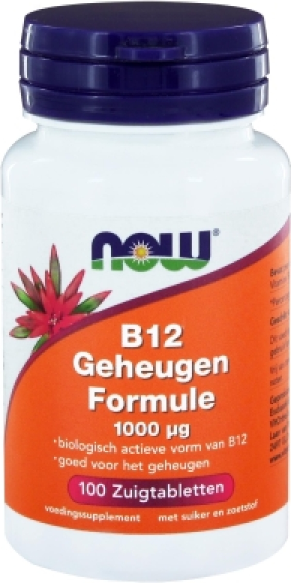 Now Vitamine B12 Geheugen Formule 1000ug