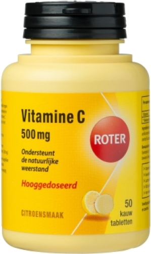 Roter Vitamine C Citroen 500mg Kauwtabletten