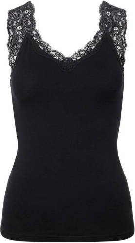 PIECES top zwart