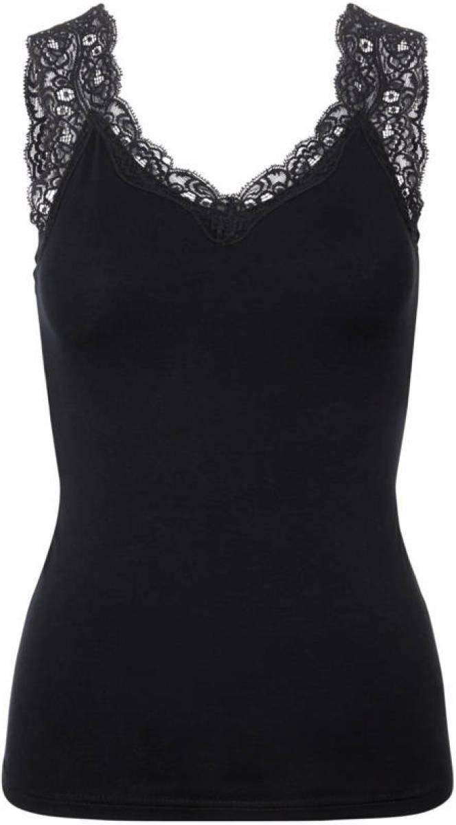PIECES top zwart
