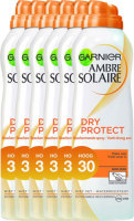 Garnier Ambre Solaire Zonnebrand Dry Protect Spray Factorspf30 Voordeelverpakking