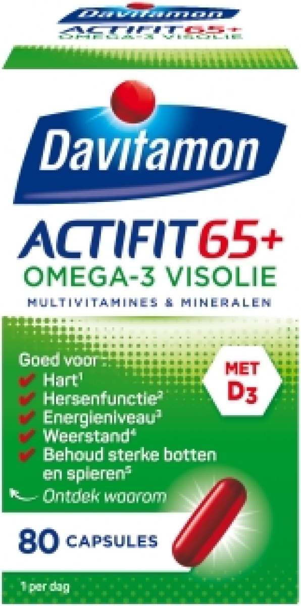 Davitamon Actifit 65 Plus Visolie Capsules
