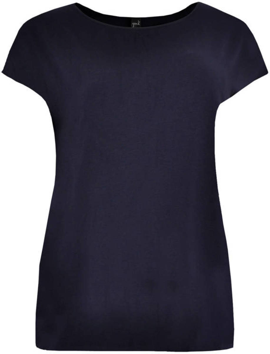 Yoek T-shirt donkerblauw