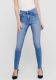 Only high waist skinny jeans ONLBLUSH light blue denim