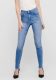 Only high waist skinny jeans ONLBLUSH light blue denim