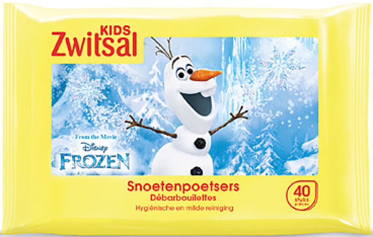 Zwitsal Frozen Snoetenpoetsers Baby - 40 Stuks